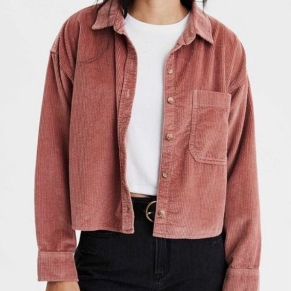 American Eagle XS Crop lightweight jacket